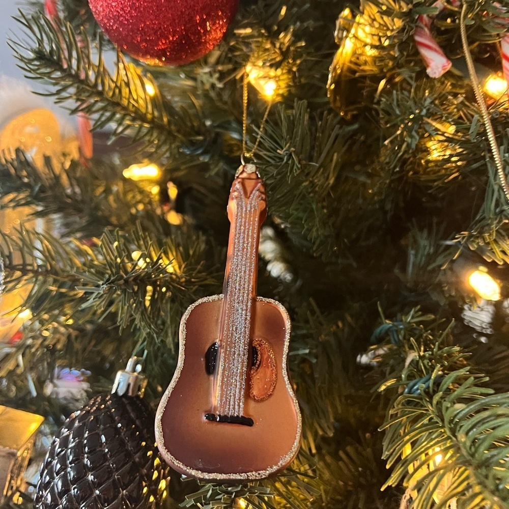 Guitar Christmas Ornament